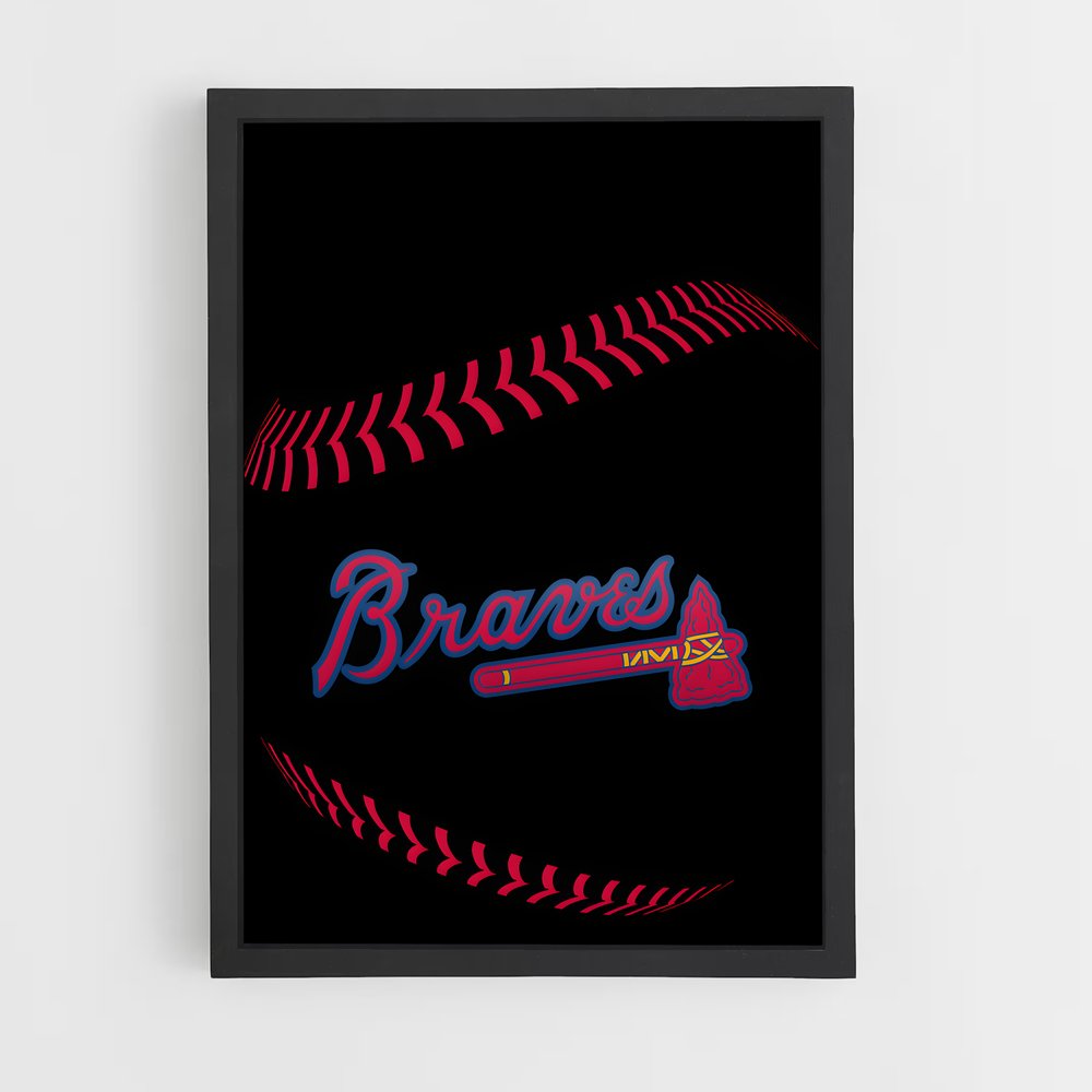 Poster Braves Forever – affiche Baseball (vue 2)
